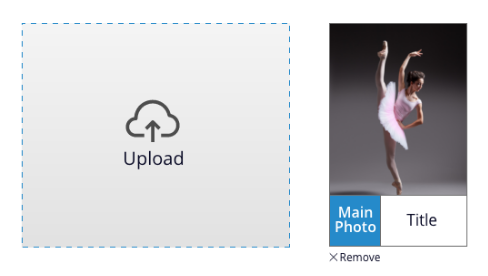 Upload Images and video